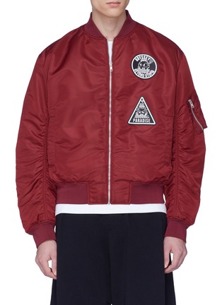 Main View - Click To Enlarge - MC Q - Monster patch bomber jacket