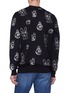 Back View - Click To Enlarge - MC Q - Mix graphic embroidered sweatshirt