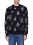 Main View - Click To Enlarge - MC Q - Mix graphic embroidered sweatshirt