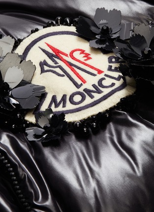  - MONCLER - x Simone Rocha 'Carrie' embellished logo down puffer jacket