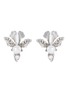 Main View - Click To Enlarge - ERICKSON BEAMON - 'Knights' Swarovski crystal glass pearl stud earrings
