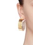 Figure View - Click To Enlarge - ERICKSON BEAMON - Swarovski crystal hoop earrings