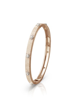 Main View - Click To Enlarge - BUCCELLATI - 'Macri Classica' diamond 18k rose gold bangle