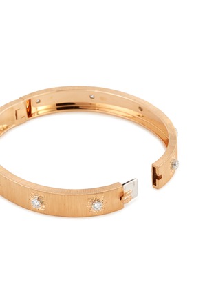Detail View - Click To Enlarge - BUCCELLATI - 'Macri Classica' diamond gold bangle