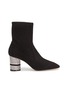 Main View - Click To Enlarge - STUART WEITZMAN - 'Flash' strass heel suede ankle boots