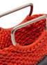 Detail View - Click To Enlarge - PROENZA SCHOULER - 'Market' small snake-embossed leather macramé bag