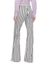 Back View - Click To Enlarge - ALICE & OLIVIA - 'Beta' stripe flared leg jeans