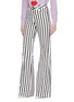 Front View - Click To Enlarge - ALICE & OLIVIA - 'Beta' stripe flared leg jeans