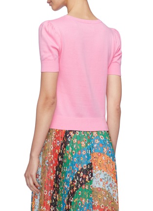 Front View - Click To Enlarge - ALICE & OLIVIA - x Donald Robertson 'Brady' sequinned lip sweater