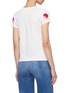 Back View - Click To Enlarge - ALICE & OLIVIA - x Donald Robertson 'Rylyn' sequinned lip T-shirt