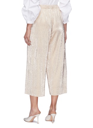 Back View - Click To Enlarge - ALICE & OLIVIA - 'Elba' plissé pleated culottes