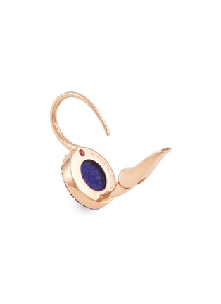 Detail View - Click To Enlarge - ROBERTO COIN - 'Cocktail' amethyst quartz sapphire 18k rose gold earrings