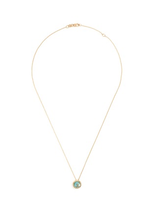 Main View - Click To Enlarge - ROBERTO COIN - 'Cocktail' diamond agate chalcedony 18k rose gold pendant necklace