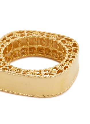 Detail View - Click To Enlarge - ROBERTO COIN - 'Princess' 18k yellow gold ring