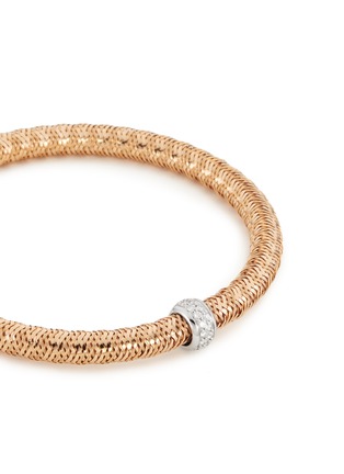 Detail View - Click To Enlarge - ROBERTO COIN - 'Primavera' diamond 18k rose gold bracelet
