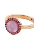 Detail View - Click To Enlarge - ROBERTO COIN - 'Cocktail' amethyst quartz sapphire 18k rose gold ring
