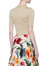 Back View - Click To Enlarge - ALICE & OLIVIA - 'Ciara' wool blend knit cropped top