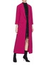 Figure View - Click To Enlarge - ALICE & OLIVIA - 'Angela' shawl lapel open maxi coat