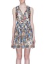 Main View - Click To Enlarge - ALICE & OLIVIA - 'Becca' floral embellished dress
