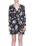 Main View - Click To Enlarge - ALICE & OLIVIA - 'Hannah' belted floral print wrap dress