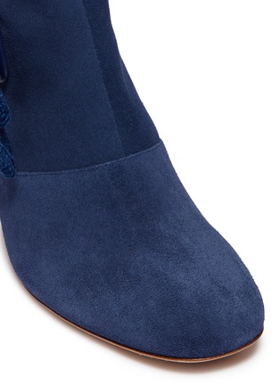 Detail View - Click To Enlarge - RODO - Ribbon suede ankle boots