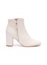 Main View - Click To Enlarge - RODO - Zip leather ankle boots