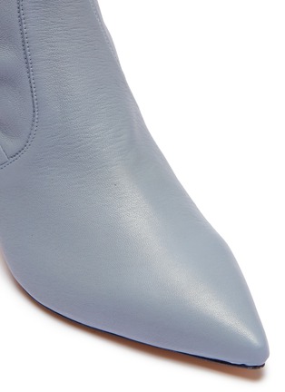 Detail View - Click To Enlarge - STUART WEITZMAN - 'Rapture' stretch leather sock ankle boots