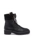 Main View - Click To Enlarge - STUART WEITZMAN - 'Lexy' grainy leather combat boots