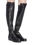 Figure View - Click To Enlarge - STUART WEITZMAN - '5050' leather knee high boots