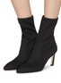 Figure View - Click To Enlarge - STUART WEITZMAN - 'Rapture' stretch sock ankle boots