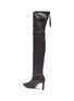 Detail View - Click To Enlarge - STUART WEITZMAN - 'Natalia' stretch leather thigh high boots