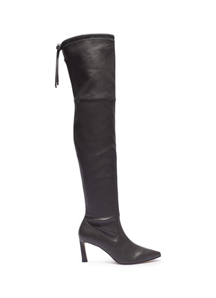 Main View - Click To Enlarge - STUART WEITZMAN - 'Natalia' stretch leather thigh high boots