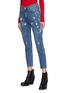 Front View - Click To Enlarge - ACNE STUDIOS - Paint splatter jeans