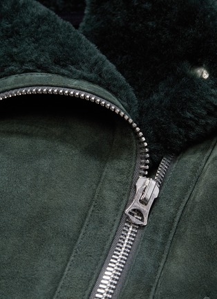  - ACNE STUDIOS - 'Velocite' belted shearling jacket