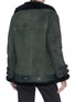 Back View - Click To Enlarge - ACNE STUDIOS - 'Velocite' belted shearling jacket