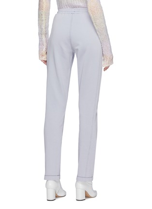 Back View - Click To Enlarge - ACNE STUDIOS - Logo embroidered acid washed jogging pants