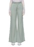 Main View - Click To Enlarge - ACNE STUDIOS - Ruffle outseam satin flared pants
