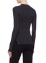 Back View - Click To Enlarge - ACNE STUDIOS - 'Carina' side split rib knit sweater