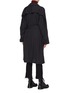 Back View - Click To Enlarge - ACNE STUDIOS - Belted raglan trench coat