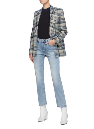Figure View - Click To Enlarge - ACNE STUDIOS - Washed straight leg jeans