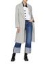 Figure View - Click To Enlarge - ACNE STUDIOS - Belted wool-cashmere melton coat