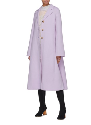 Figure View - Click To Enlarge - ACNE STUDIOS - Wool-cashmere melton coat