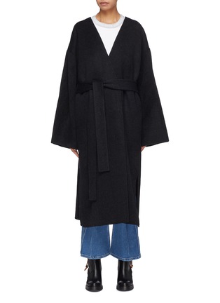 Main View - Click To Enlarge - ACNE STUDIOS - Belted wrap oversized coat