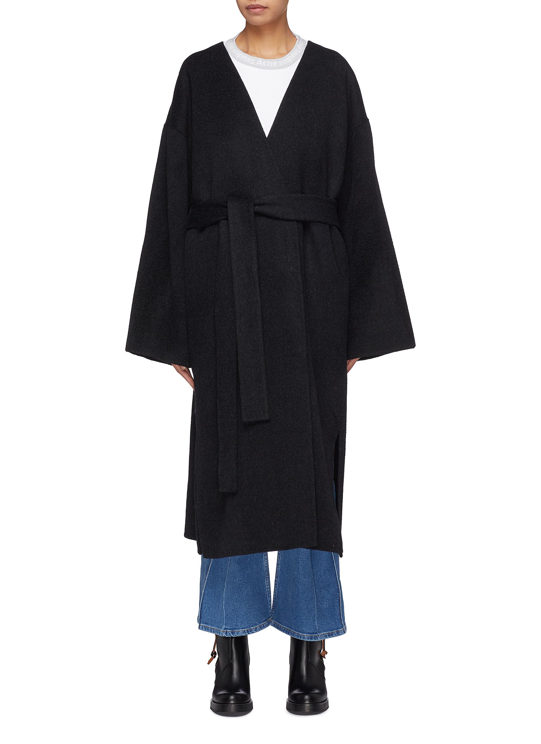 Belted wrap oversized coat by Acne Studios