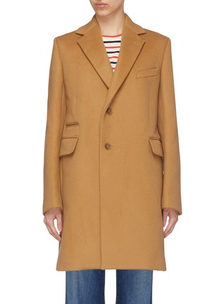 Main View - Click To Enlarge - ACNE STUDIOS - Notched lapel melton jacket