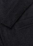  - ACNE STUDIOS - Ribbed sleeve brushed open cardigan