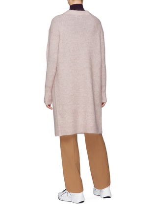 Back View - Click To Enlarge - ACNE STUDIOS - 'Raya' ribbed sleeve brushed open cardigan