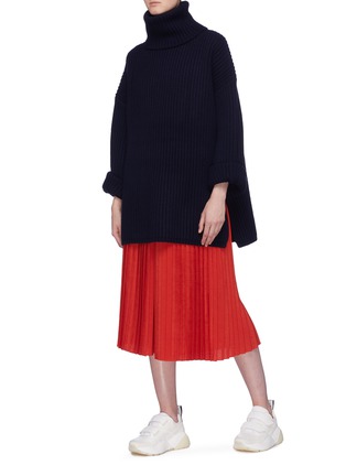 Figure View - Click To Enlarge - ACNE STUDIOS - Wool chunky rib knit turtleneck sweater