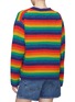 Back View - Click To Enlarge - ACNE STUDIOS - 'Samara' stripe wool rib knit sweater
