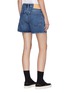 Back View - Click To Enlarge - ACNE STUDIOS - Washed denim shorts